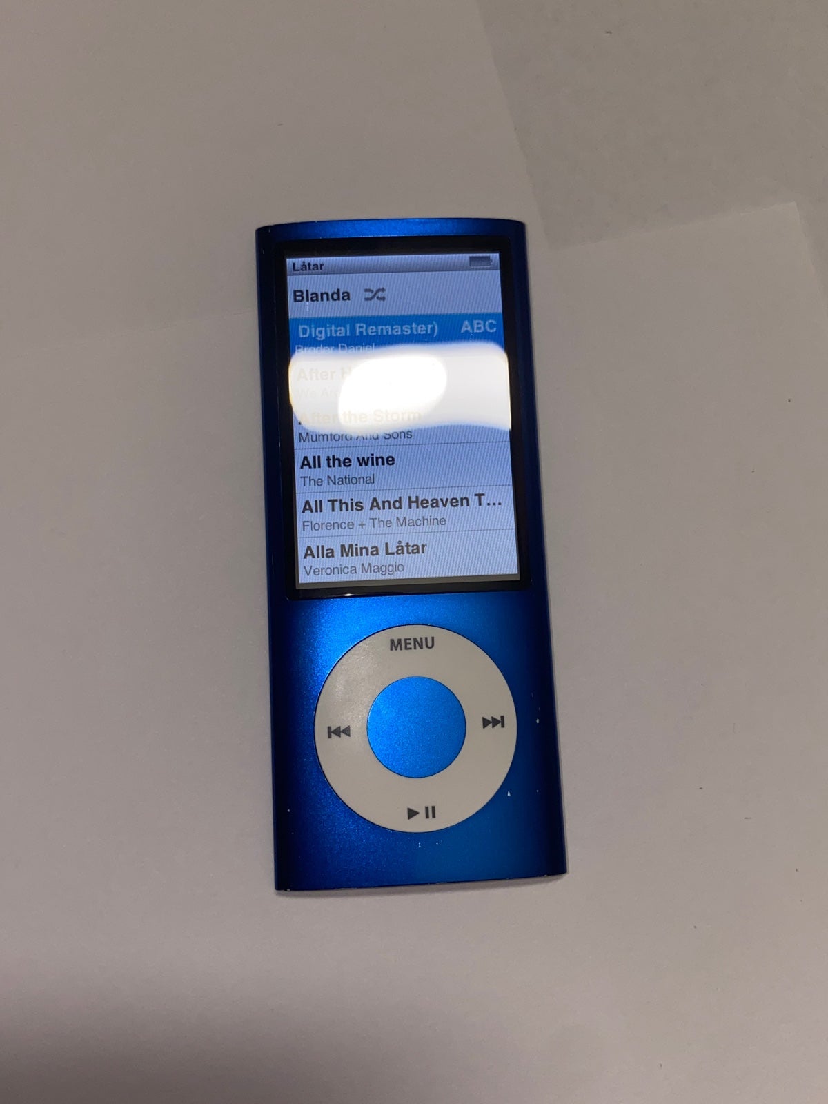 Apple Blue iPod Nano 5th Generation 8GB