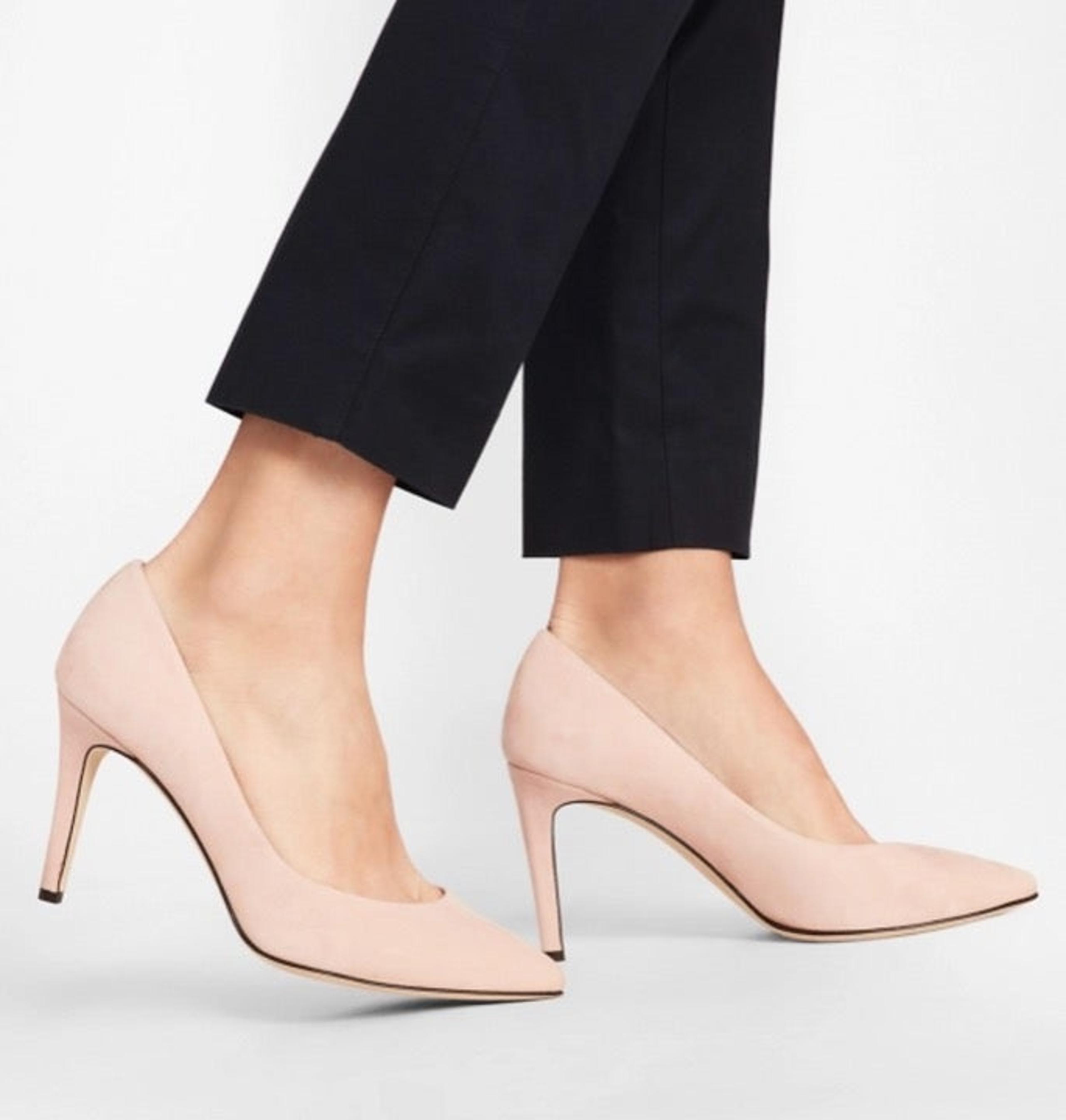 Brooks Brothers Suede Point-Toe Pumps
