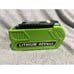 Greenworks 29472 G-Max 40V Rechargeable Lithium-ion Battery, 8Ah, 144Wh