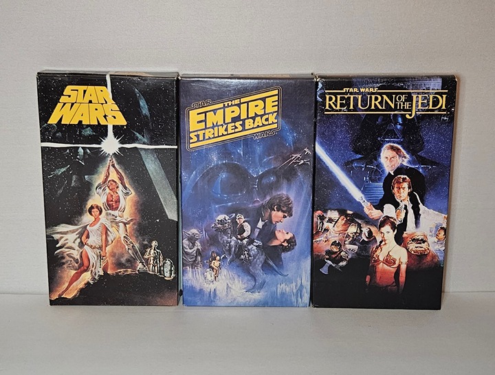 Star Wars Trilogy VHS CBS/FOX Red Label Empire Strikes Back - Return of The Jedi