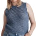 New Madewell Open Stitch Crop Sweater Vest Bright Ivory Size XXL