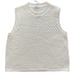 New Madewell Open Stitch Crop Sweater Vest Bright Ivory Size XXL