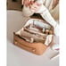 New Travel Makeup Bag, Large Capacity Waterproof Cosmetic Organizer with Divider