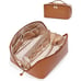 New Travel Makeup Bag, Large Capacity Waterproof Cosmetic Organizer with Divider