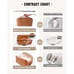 New Travel Makeup Bag, Large Capacity Waterproof Cosmetic Organizer with Divider