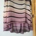 Lane Bryant High Low Striped Dress 18/20 Sleeveless