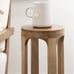 Kate and Laurel Dahl Wood Drink Table