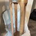 Kate and Laurel Dahl Wood Drink Table