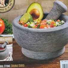 Casa Maria Mortar And Pestle 8.5 Natural