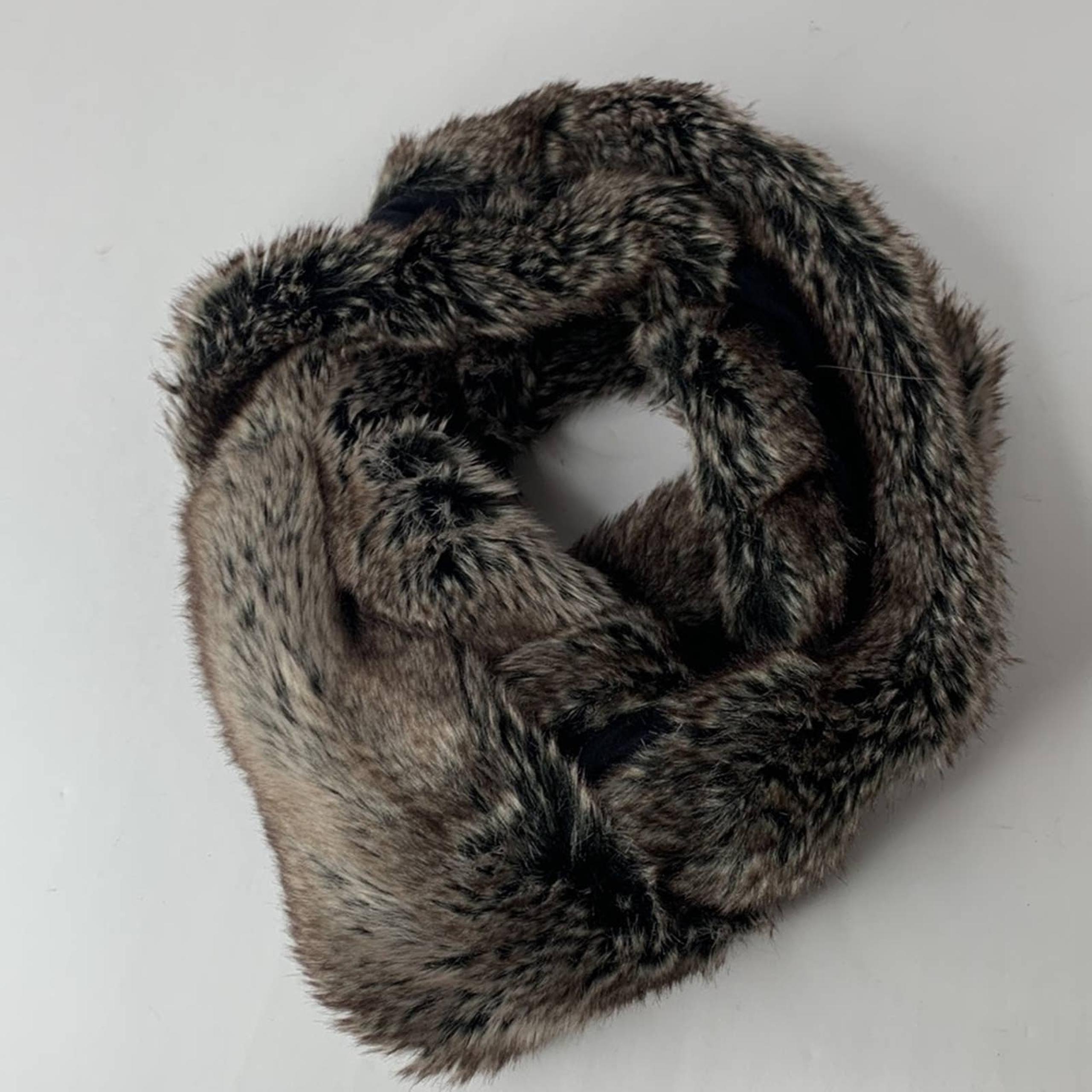 Lane Bryant faux fur infinite scarf NWOT