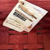 Longaberger BRICK RED Medium Gathering Basket