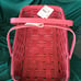Longaberger BRICK RED Medium Gathering Basket