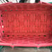 Longaberger BRICK RED Medium Gathering Basket