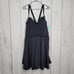 Torrid Mesh Inset Skater One-Piece Black Swimsuit, size 6