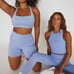 SET ACTIVE LUXFORM SCOOP Y BRA & BIKER SHORTS