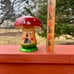 ERZGEBIRGE Mushroom Face Smoker incense Wooden Vintage Germany Rare