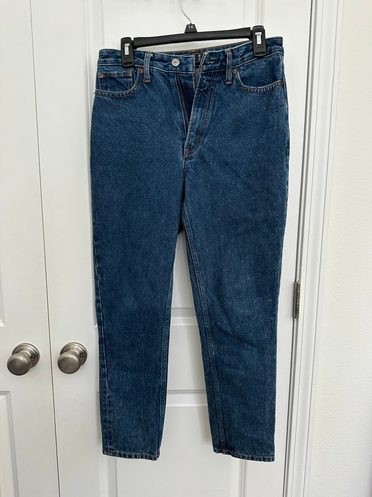 Vintage Abercrombie and Fitch High Rise Annie Girlfriend Jeans Medium Wash