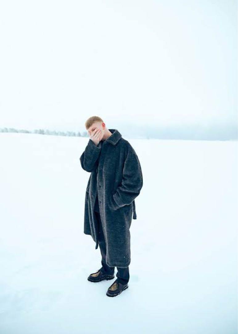 Blanc YM Wool Pile Oversize Single Coat