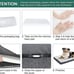 Removable and Machine Washable Cover & Non-Slip】① The L-shaped zipper (1 long si
