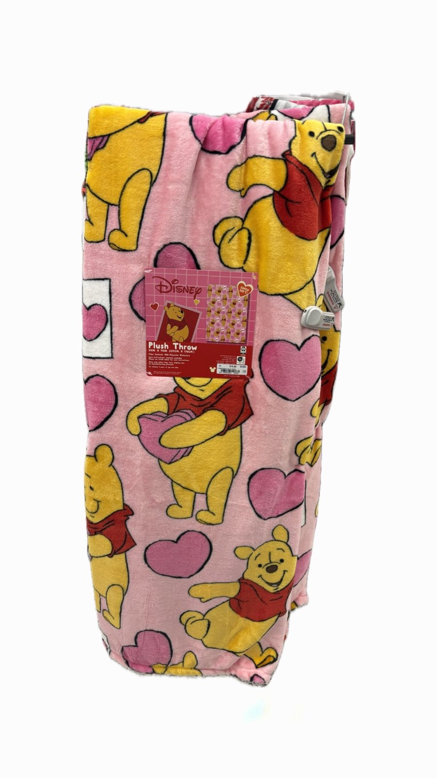 BNWT Winnie the Pooh Valentines throw blanket