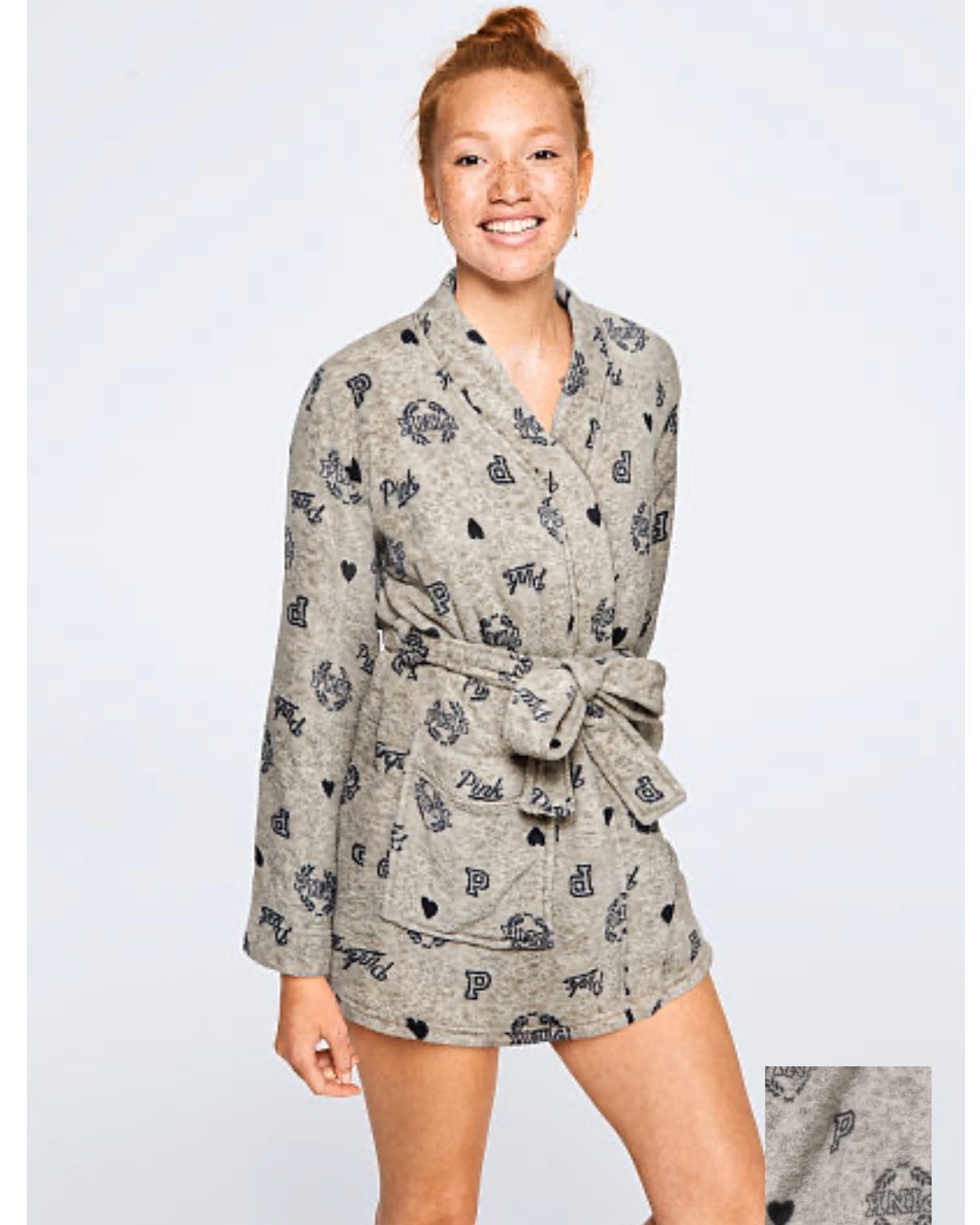 PINK victoria secret COZY ROBE XS/S