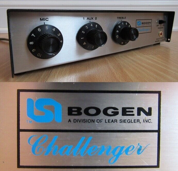 vintage amplifier BOGEN Challenger model C-20A Solid State 20W Output P-98