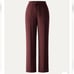 NWT OGL High Waisted Rise Patch Pocket Drawstring Relaxed Jogger Wide Pants XS