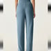 NWT OGL High Waisted Rise Patch Pocket Drawstring Relaxed Jogger Wide Pants XS