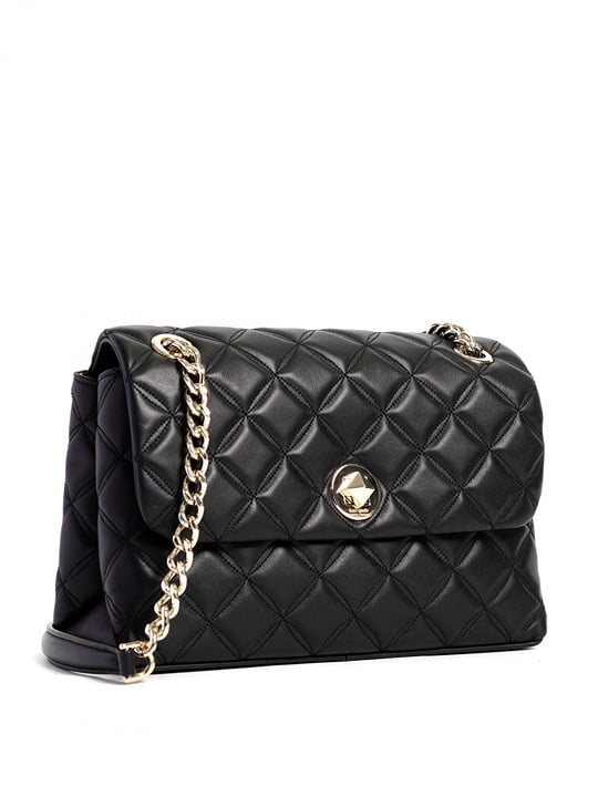 Kate Spade Natalia Medium Black Leather Shoulder Bag