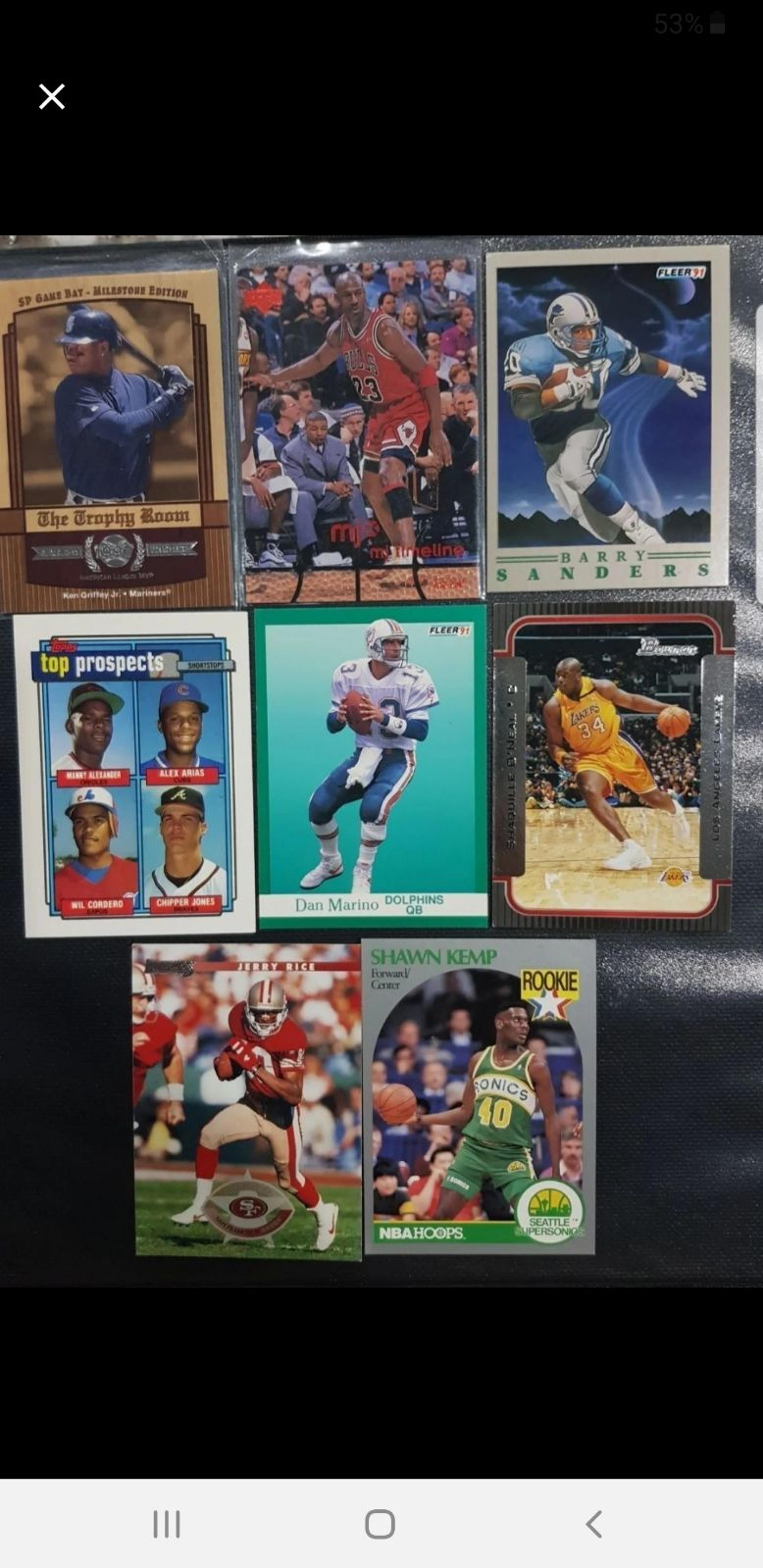 Michael Jordan/Ken Griffey Jr Lot