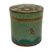 Antique 19th Century Green Chinese Cloisonne Dragon Lidded Box Estate Find.