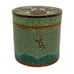 Antique 19th Century Green Chinese Cloisonne Dragon Lidded Box Estate Find.