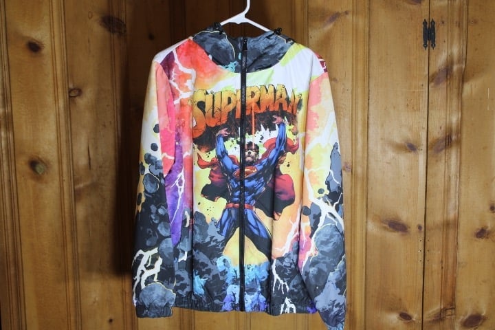 Superman Windbreaker Tango Hotel Jacket Small