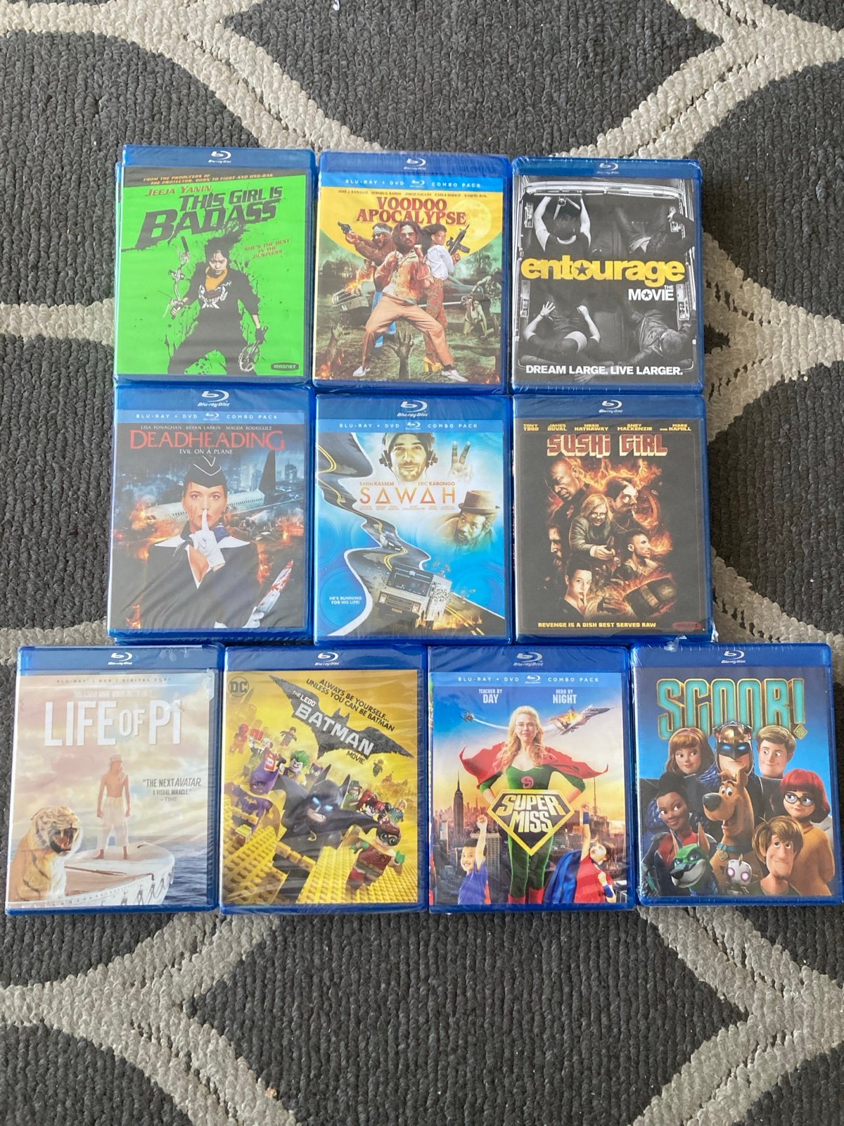 10 “BRAND NEW” BLU-RAY’s