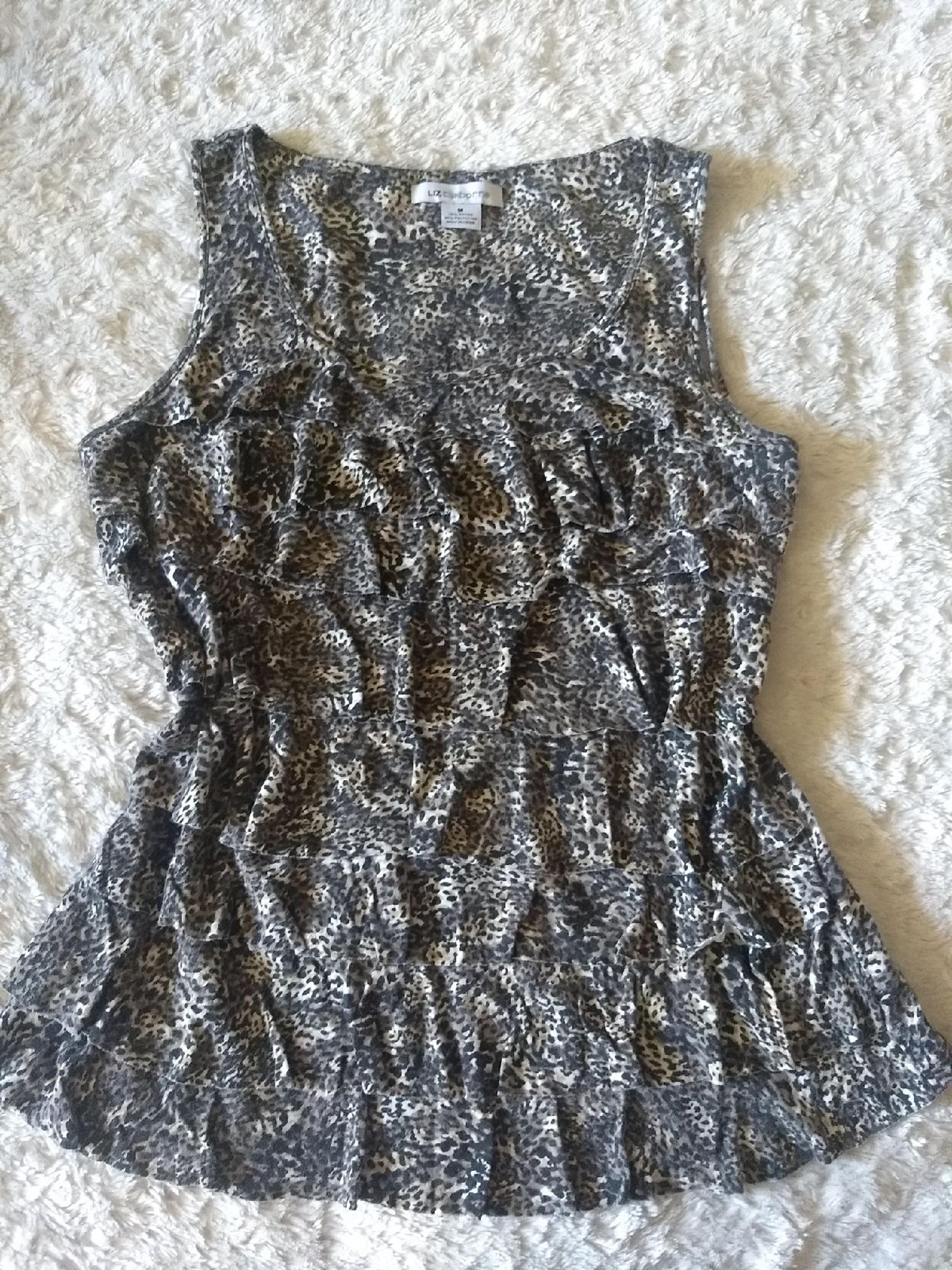 Liz Claiborne Tank Top animal print M