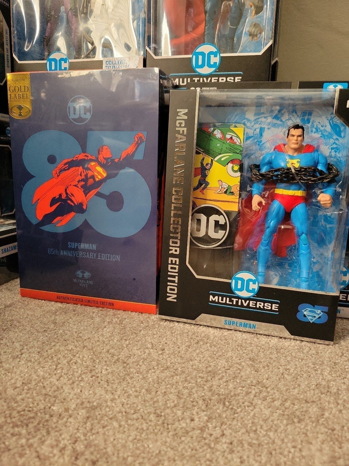 SDCC EXCLUSIVE 85TH ANNIVERSARY SUPERMAN SET