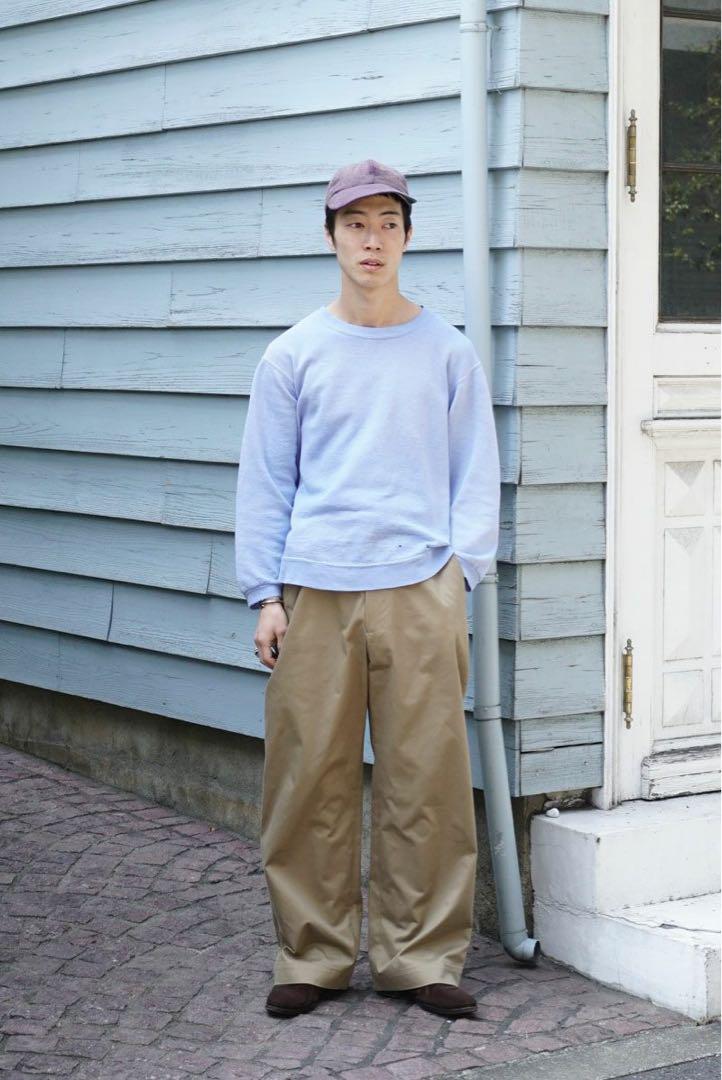 UNIVERSAL PRODUCTS NO TUCK WIDE CHINO chinos