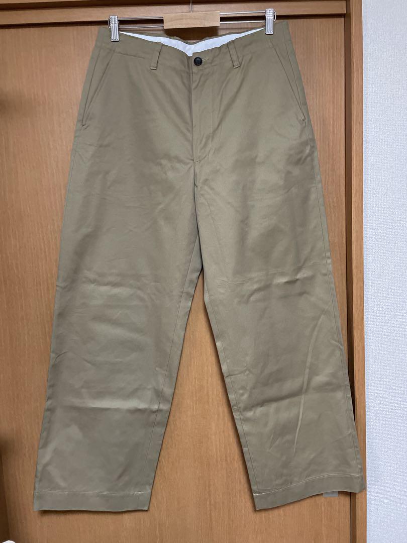 世界有名な UNIVERSAL PRODUCTS NO TUCK WIDE CHINO chinos パンツ