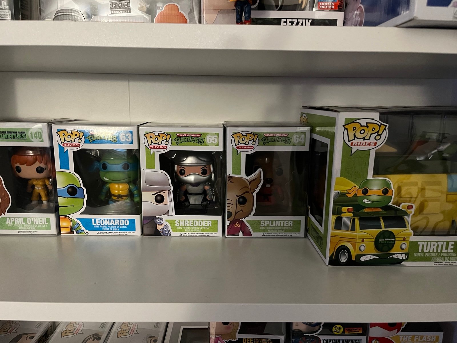 Funko Pop Lot- Original Ninja Turtle Line