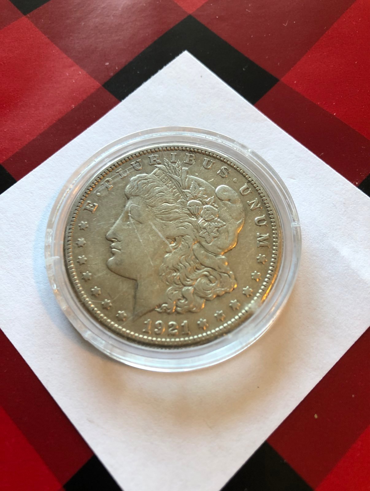 Morgan Silver Dollar, 1921 S, Very Good