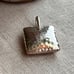 Silpada Hammered Puffy Square Sterling Silver Pendant S1118