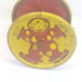 Antique Metal Clown Rolling Toy