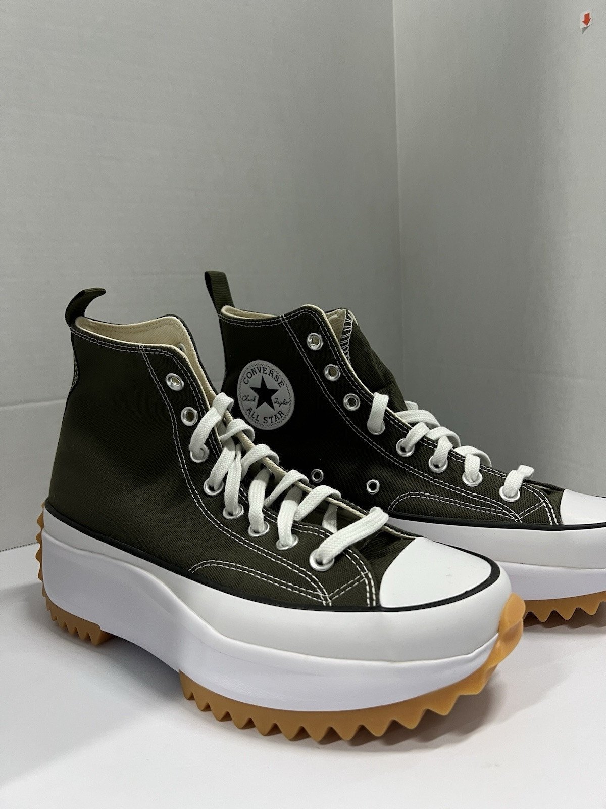 Converse Run Star Hike High Cargo Khaki 171667C Size 8.5 Men Size 10 Women