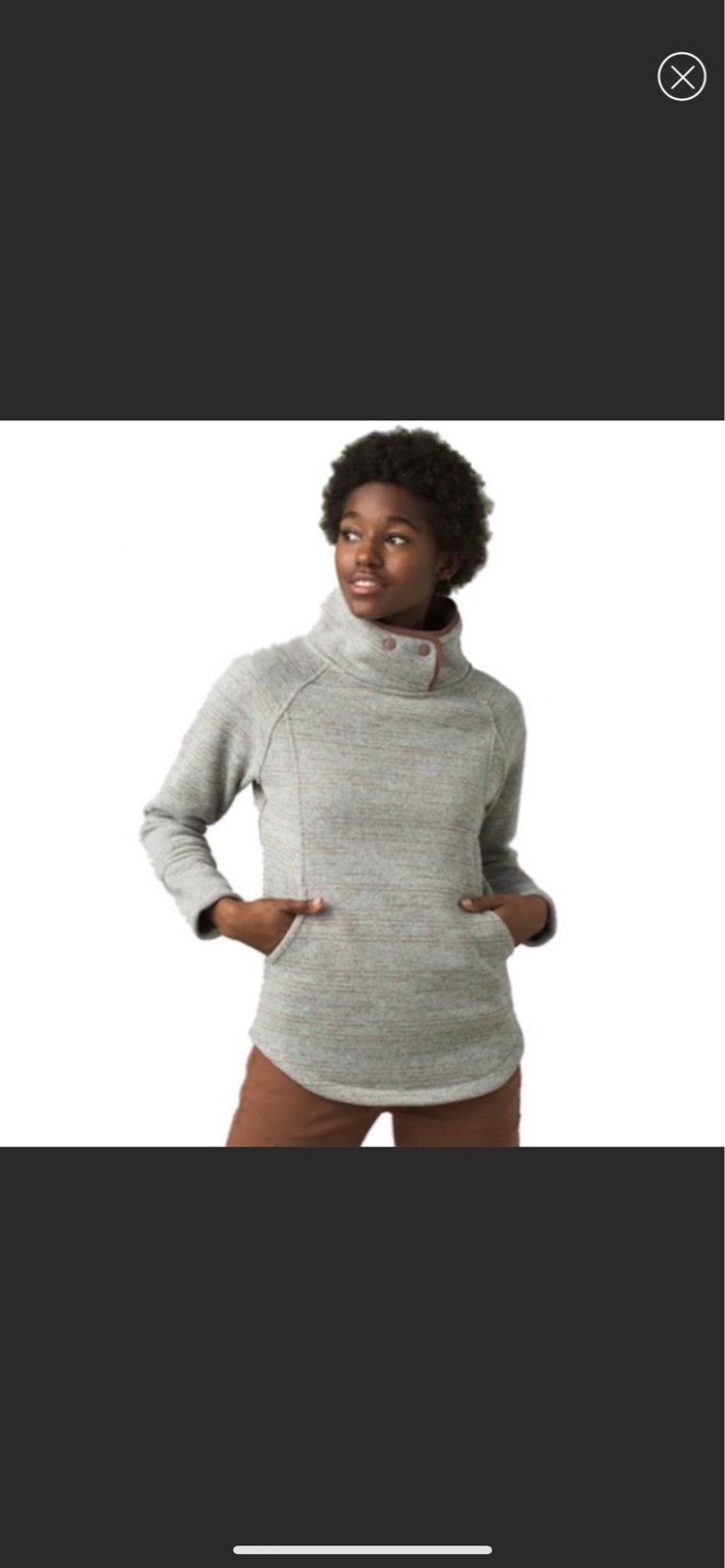 NWOT Prana Tri Thermal Tunic Sweater Pullover size L