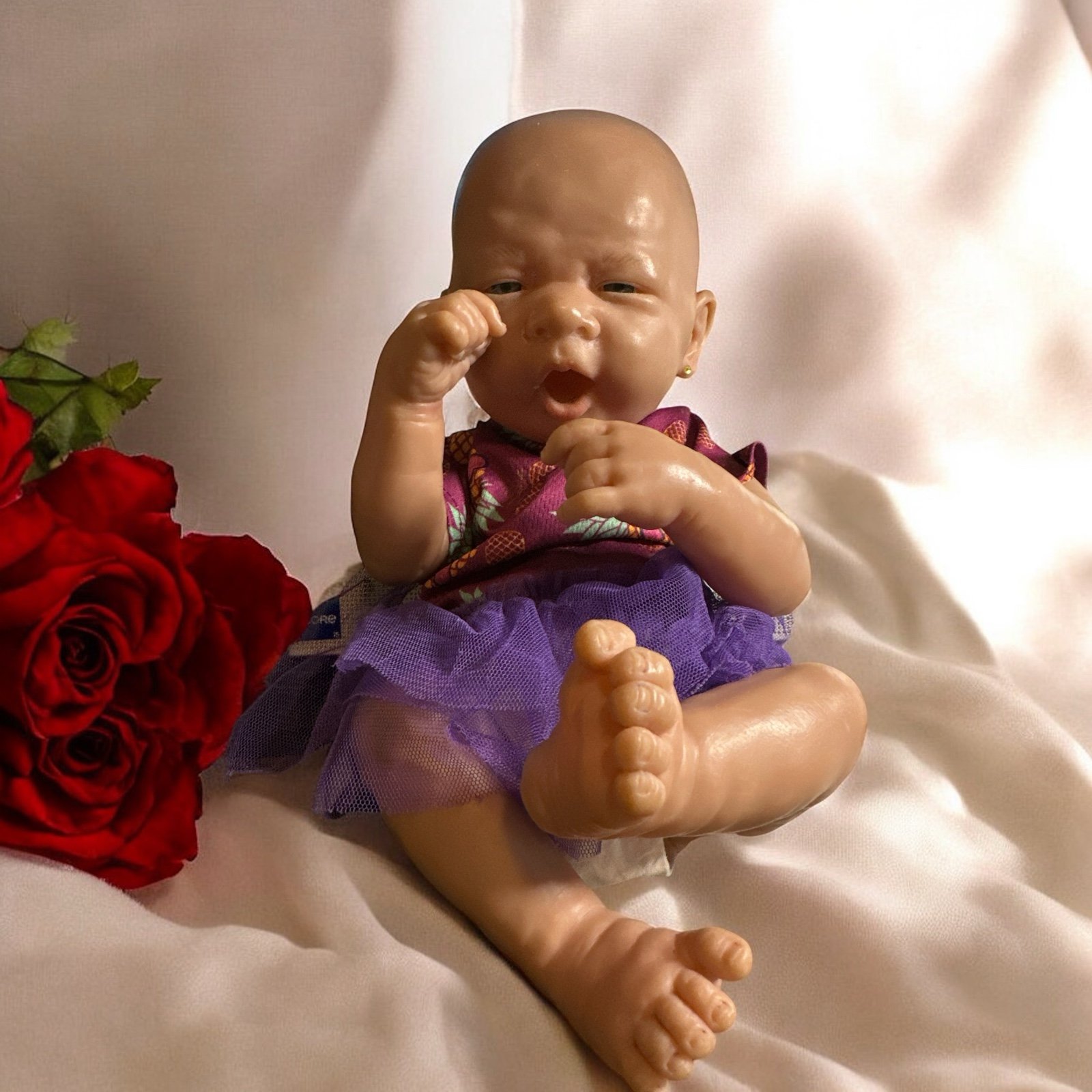 Baby Baby Girl Doll Berenguer 14 Soft Vinyl Preemie LifeLike Baby Doll. Conditi