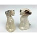 Vintage Dogs Airedale Terriers Puppies Salt and Pepper Shakers