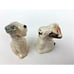 Vintage Dogs Airedale Terriers Puppies Salt and Pepper Shakers