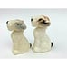 Vintage Dogs Airedale Terriers Puppies Salt and Pepper Shakers