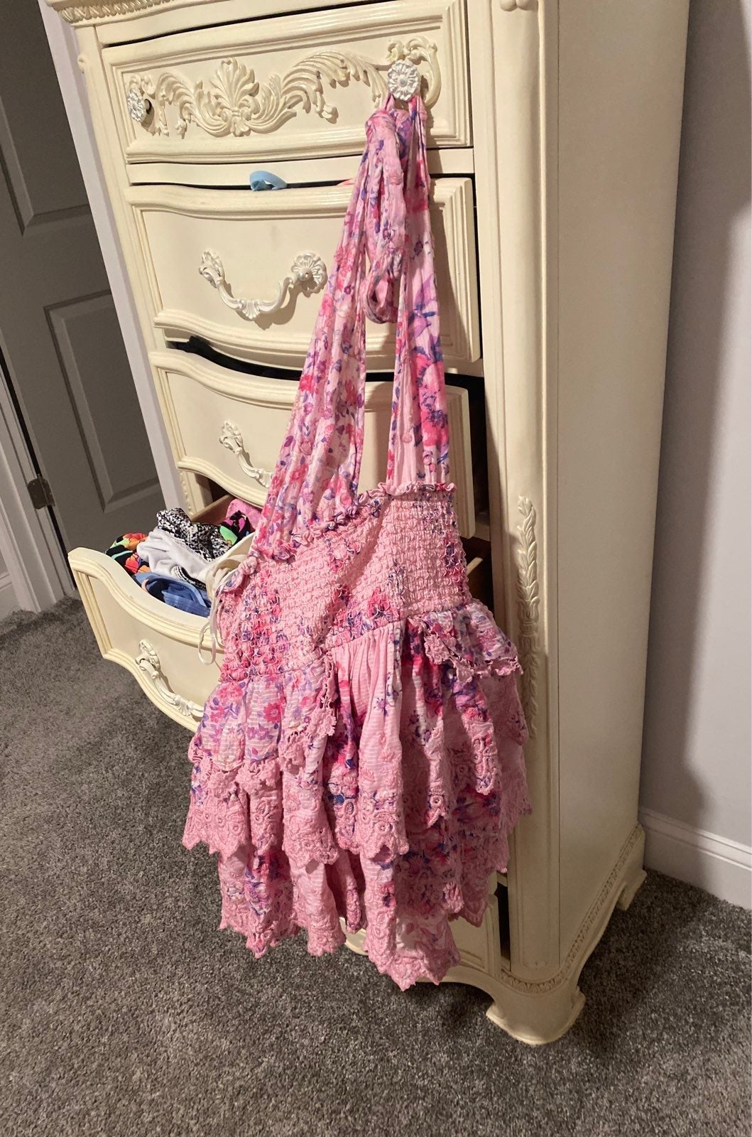 lsf deanna halter dress size small