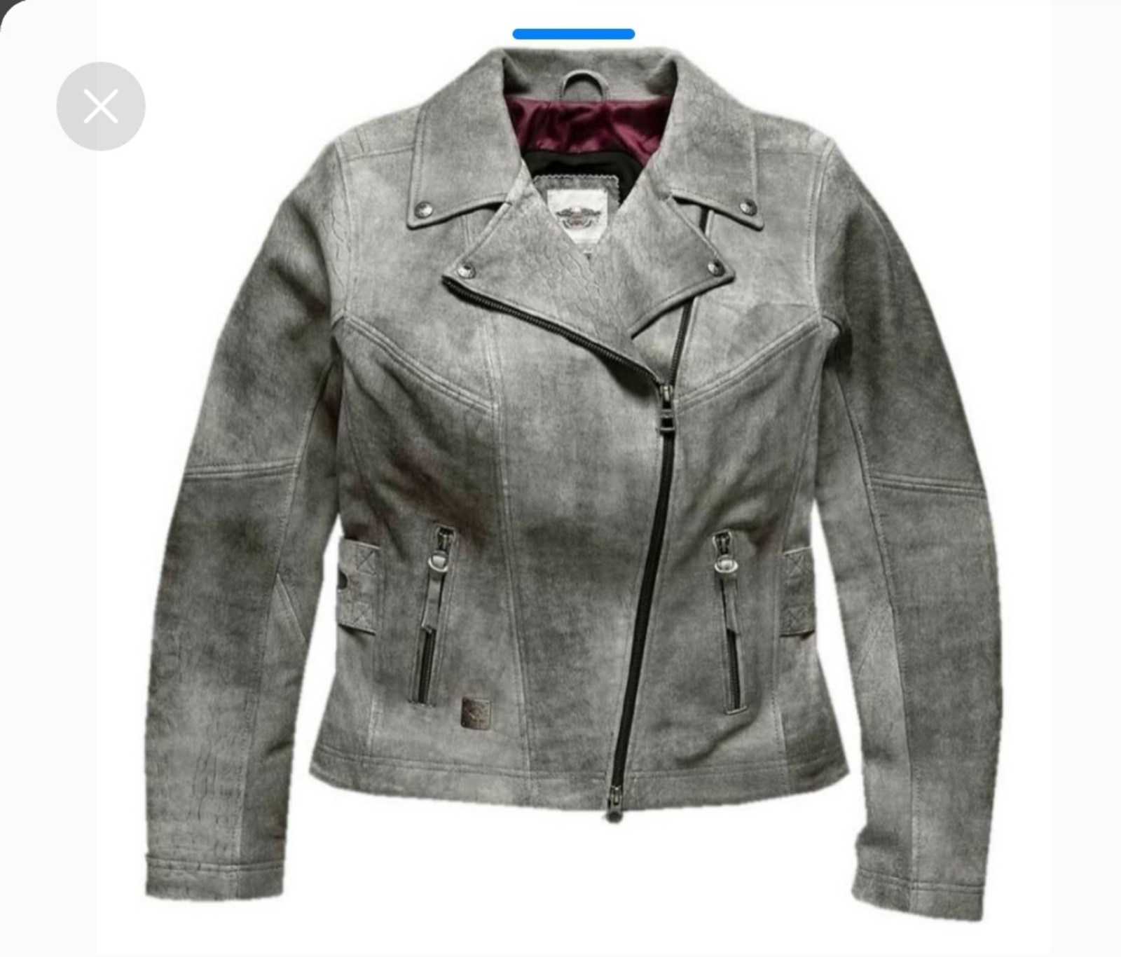 GORGEOUS BUTTERY SOFT Harley-Davidson XL 97001-18VW Womens Leather Biker jacket
